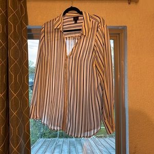 Striped business top